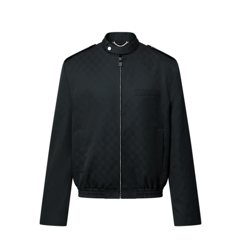 เสื้อแจ็คเก็ตบลูซงลาย Damier แบบเทเลอร์ in ผู้ชาย's เสื้อผ้า เสื้อโค้ทกันหนาวสำหรับผู้ชาย collections by Louis Vuitton (การย่อ/ขยายผลิตภัณฑ์)