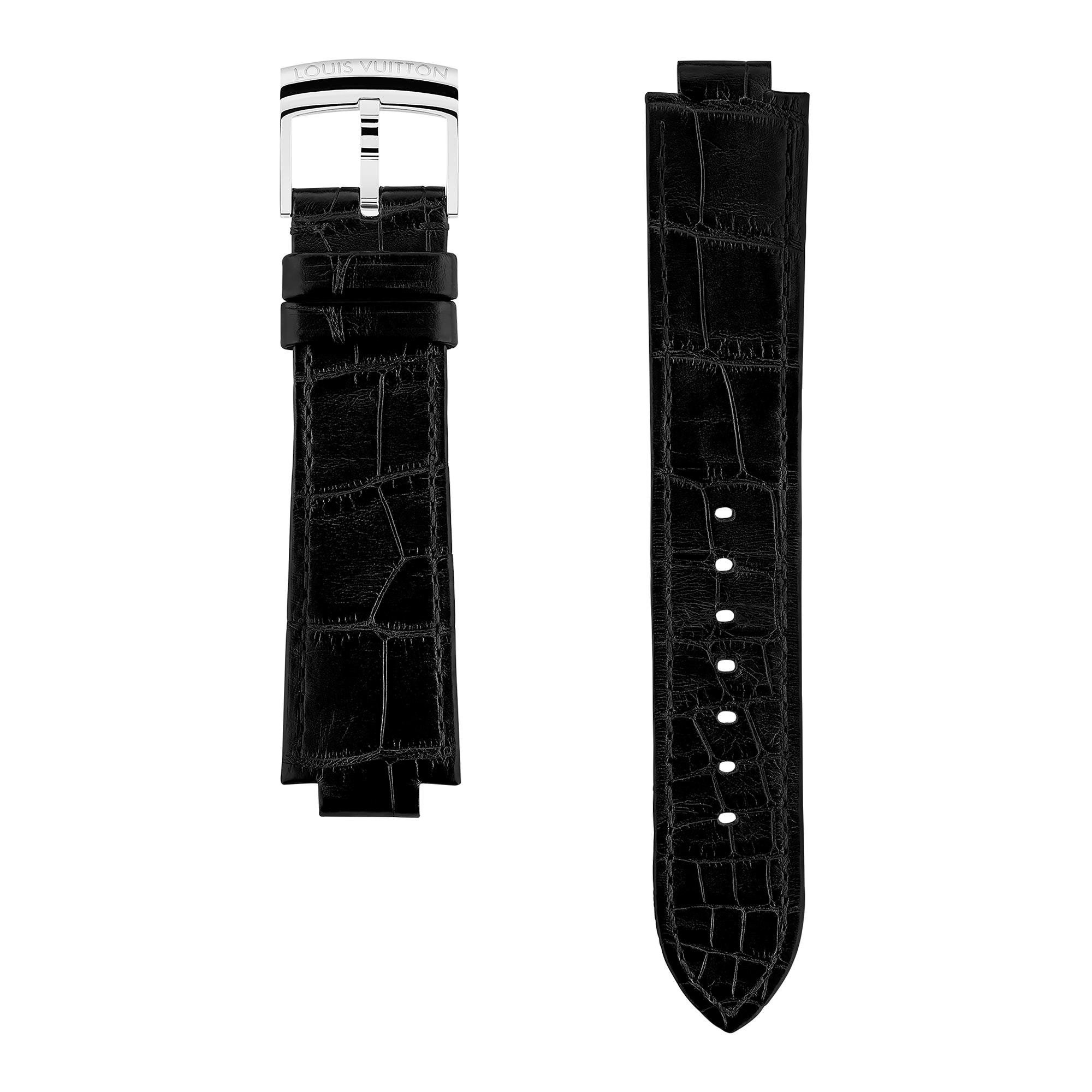 สายนาฬิการุ่น Tambour หนังจระเข้แอลลิเกเตอร์  in นาฬิกา