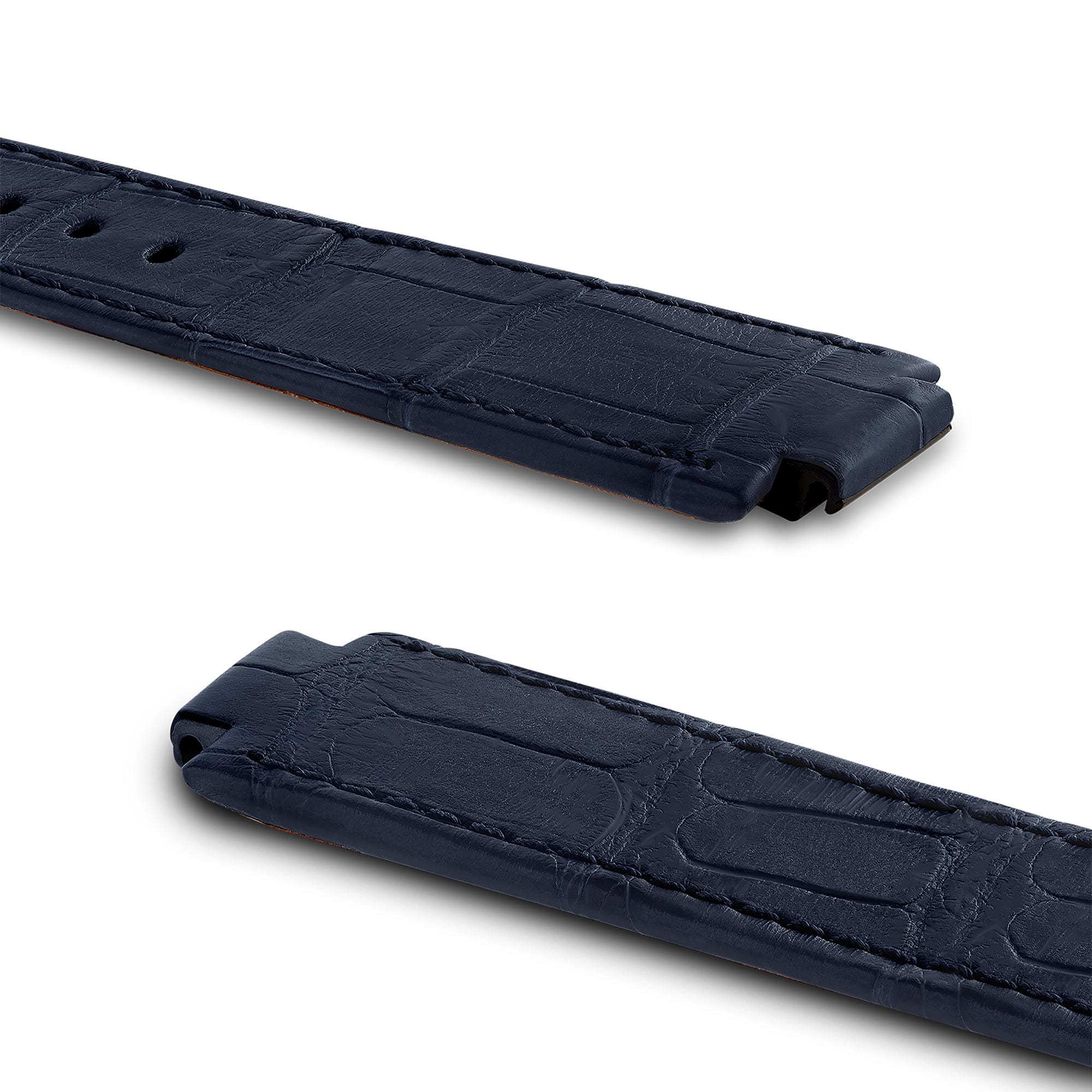 สายนาฬิการุ่น Tambour หนังจระเข้แอลลิเกเตอร์  in นาฬิกา