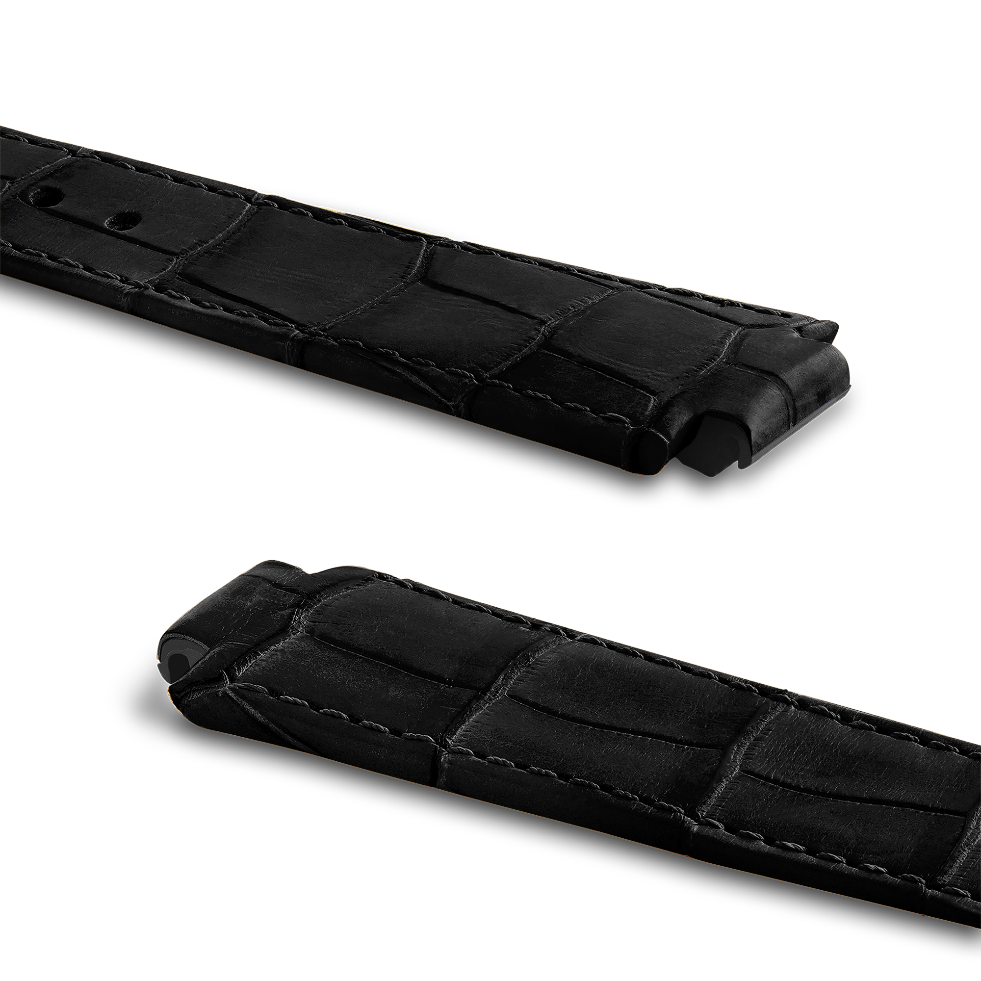 สายนาฬิกา Tambour หนังจระเข้แอลลิเกเตอร์  in นาฬิกา