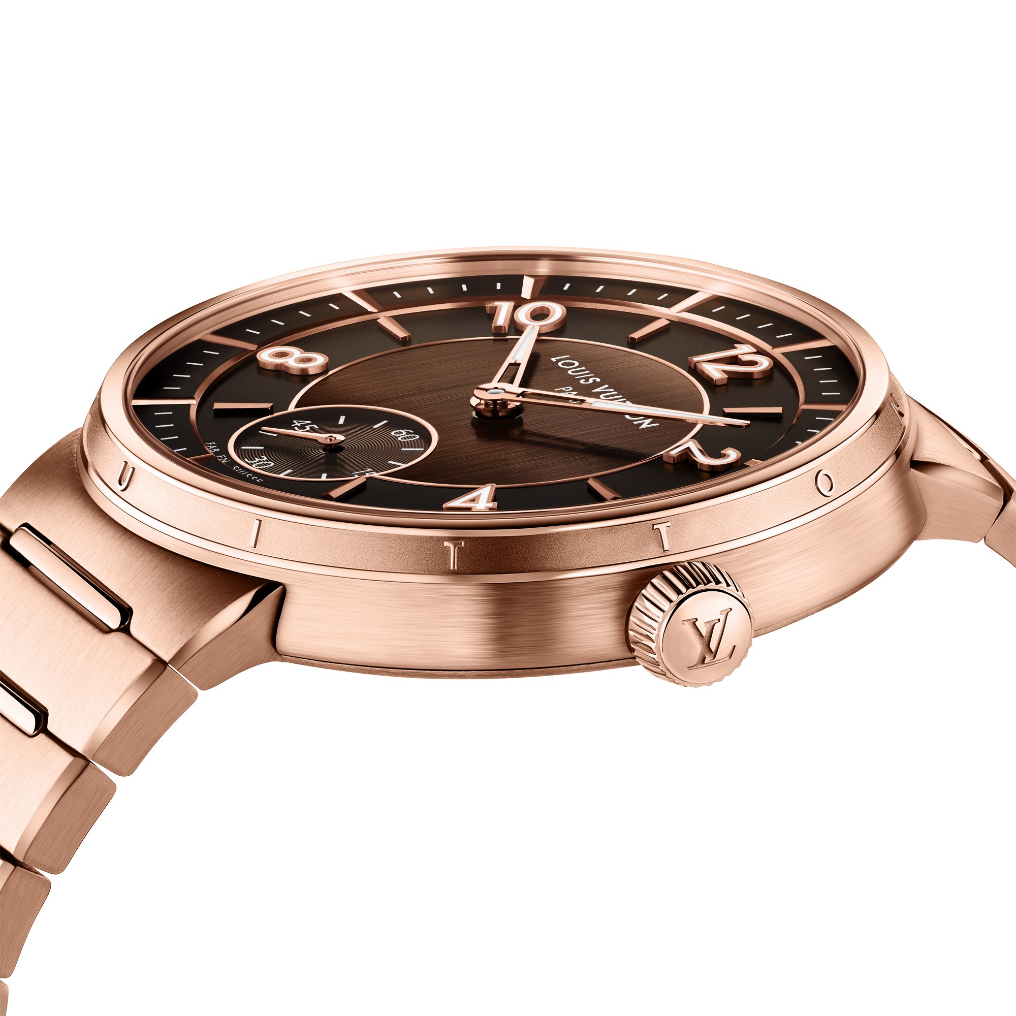 นาฬิการุ่น Tambour ระบบอัตโนมัติ 40 มม. พิงค์โกลด์  in นาฬิกา