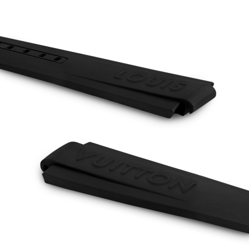 สายนาฬิการุ่น Tambour LOUIS VUITTON ยางสีดำ in Les Extraordinaires's ศิลปะนาฬิกา แอคเซสเซอรี่ collections by Louis Vuitton (การย่อ/ขยายผลิตภัณฑ์)