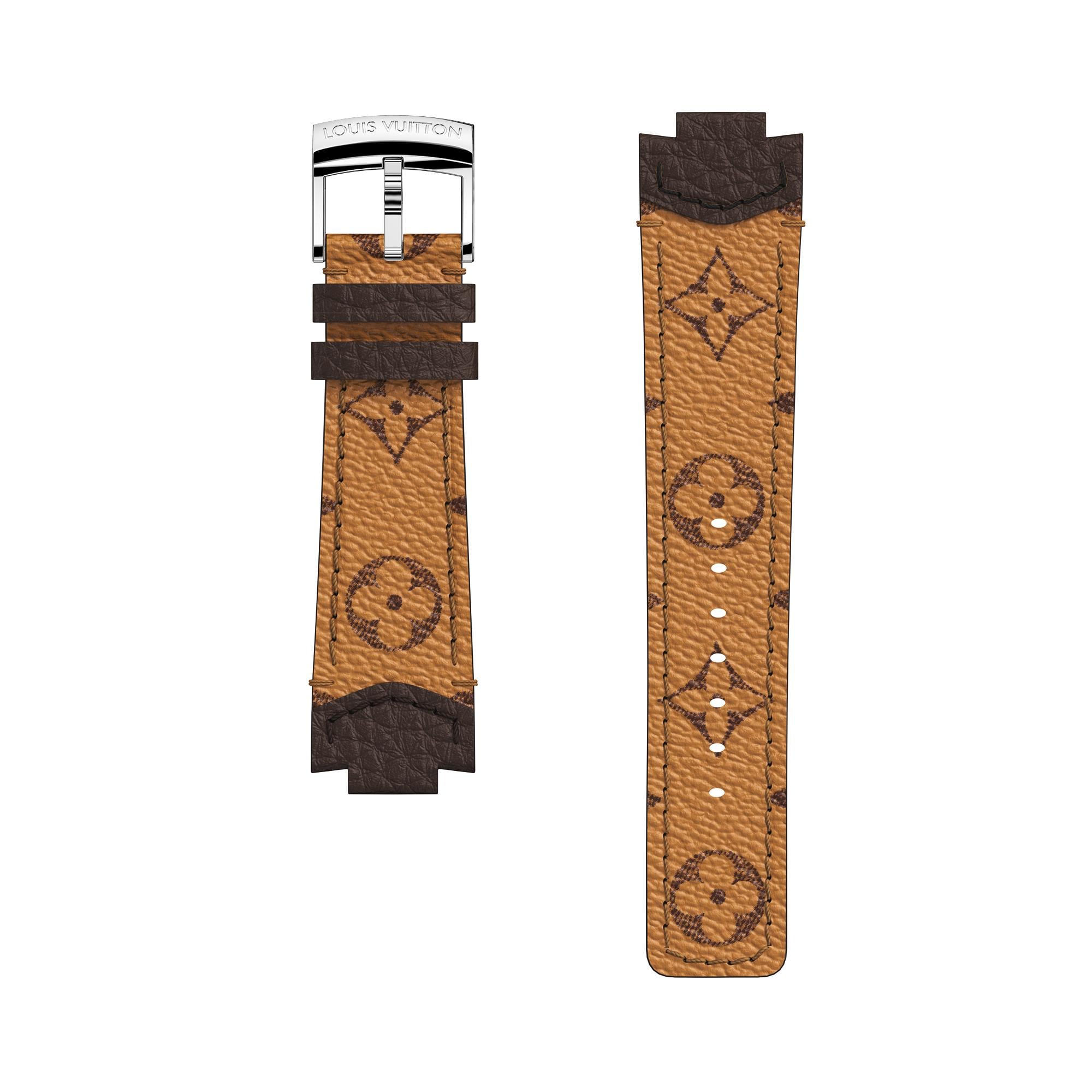 สายนาฬิการุ่น Tambour Monogram แคนวาส  in นาฬิกา
