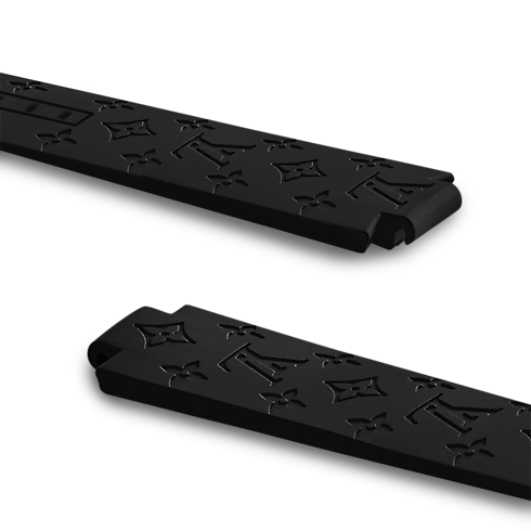 สายนาฬิการุ่น Tambour MONOGRAM ยาง in นาฬิกา's นาฬิกาสมาร์ทวอทช์ สายนาฬิกาเชื่อมต่อและแอคเซสเซอรี่ collections by Louis Vuitton (การย่อ/ขยายผลิตภัณฑ์)