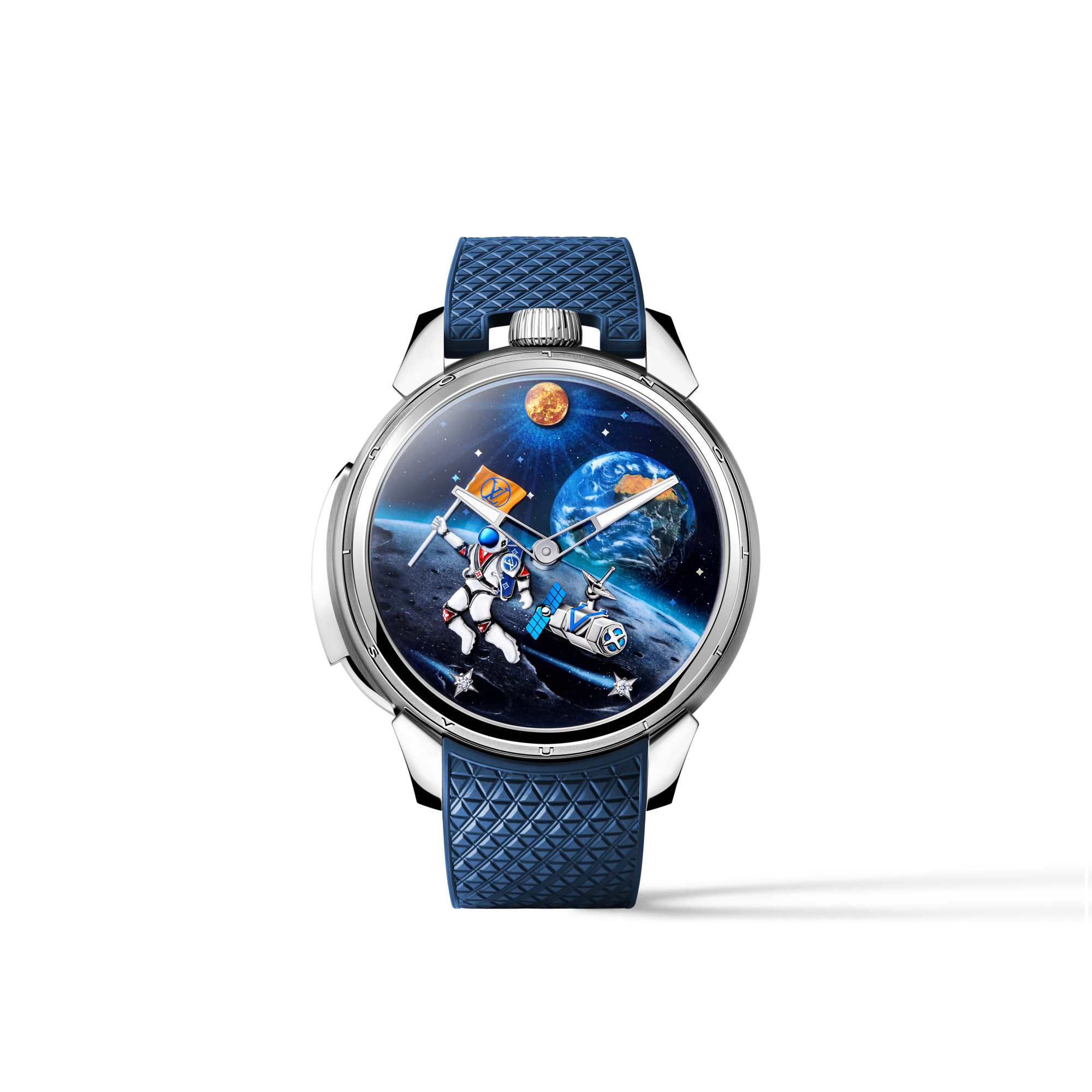 Tambour Taiko Galactique, Manual, 46.7mm, Titanium and White Gold  in นาฬิกา