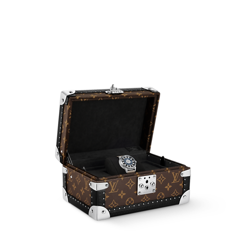 นาฬิการุ่น Tambour Taiko Spin Time Air ระบบอัตโนมัติ 42.5 มม. ไวท์โกลด์ Hawk’s eye และเพชร in นาฬิกา's นาฬิกาข้อมือแบรนด์หรู } collections by Louis Vuitton (การย่อ/ขยายผลิตภัณฑ์)