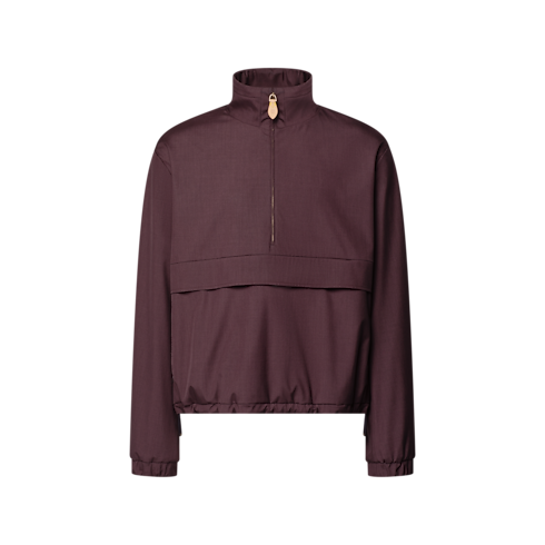 เสื้อสไตล์ Anorak ผ้าวูลผสมผ้าไหมเทคนิคอล in ผู้ชาย's เสื้อผ้า เสื้อผ้าสำหรับผู้ชาย collections by Louis Vuitton (การย่อ/ขยายผลิตภัณฑ์)