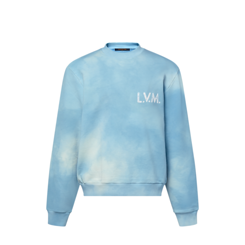 เสื้อสเวตเชิ้ตเทคนิค Tie Dye in ผู้ชาย's เสื้อผ้า เสื้อผ้าสำหรับผู้ชาย collections by Louis Vuitton (การย่อ/ขยายผลิตภัณฑ์)