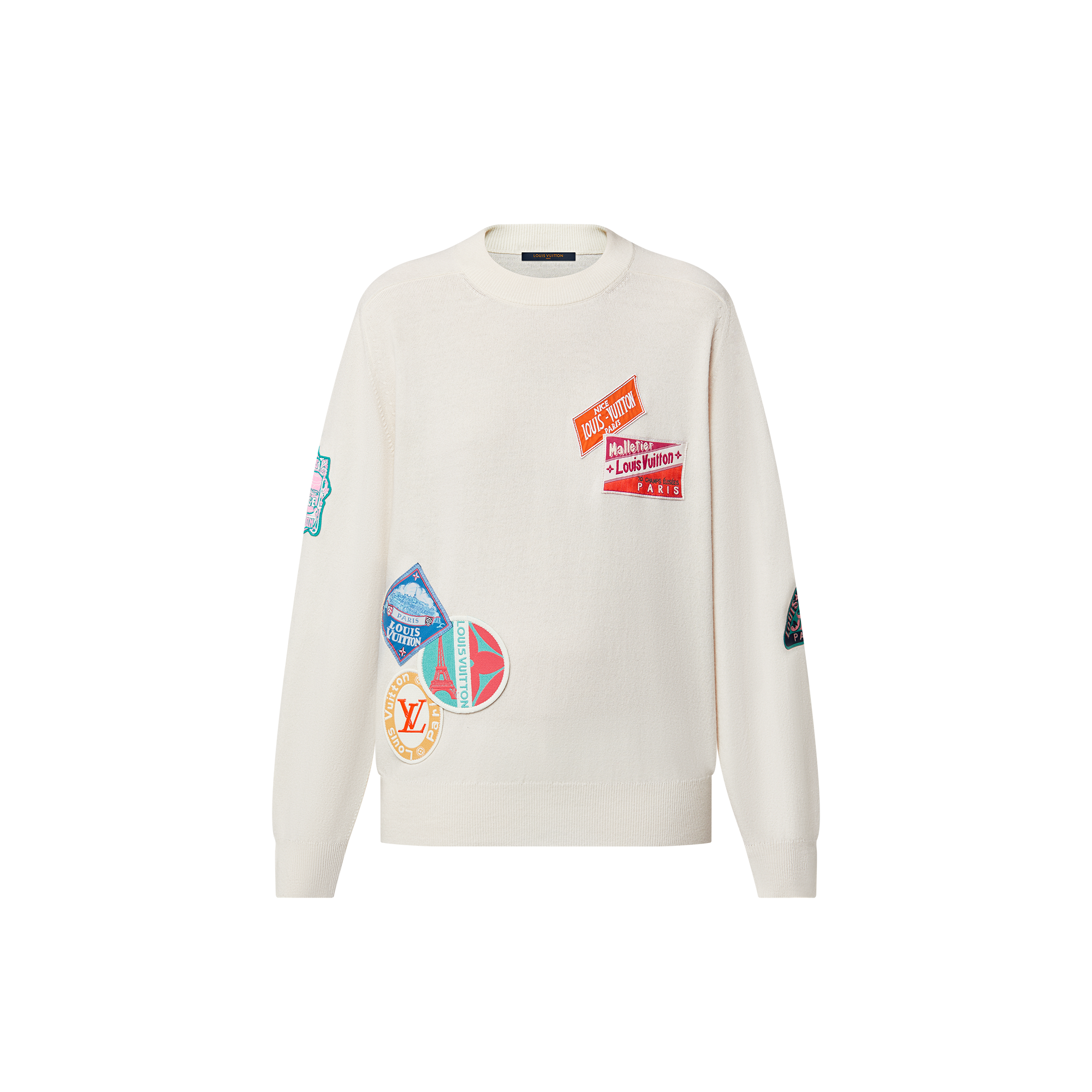 เสื้อพูลโอเวอร์แคชเมียร์ลาย Travel Patch  in ผู้หญิง