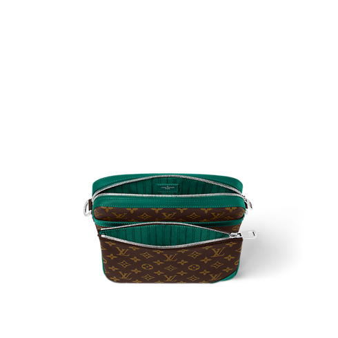 กระเป๋าแมสเซนเจอร์รุ่น Trio Monogram Macassar แคนวาส in กระเป๋าและผลิตภัณฑ์เครื่องหนังขนาดเล็ก's สำหรับผู้ชาย ผลิตภัณฑ์ใหม่ล่าสุด collections by Louis Vuitton (การย่อ/ขยายผลิตภัณฑ์)