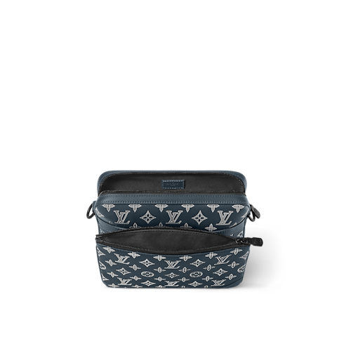 กระเป๋าแมสเซนเจอร์รุ่น Trio หนัง Monogram Shadow in ผู้ชาย's กระเป๋า All Collections collections by Louis Vuitton (การย่อ/ขยายผลิตภัณฑ์)