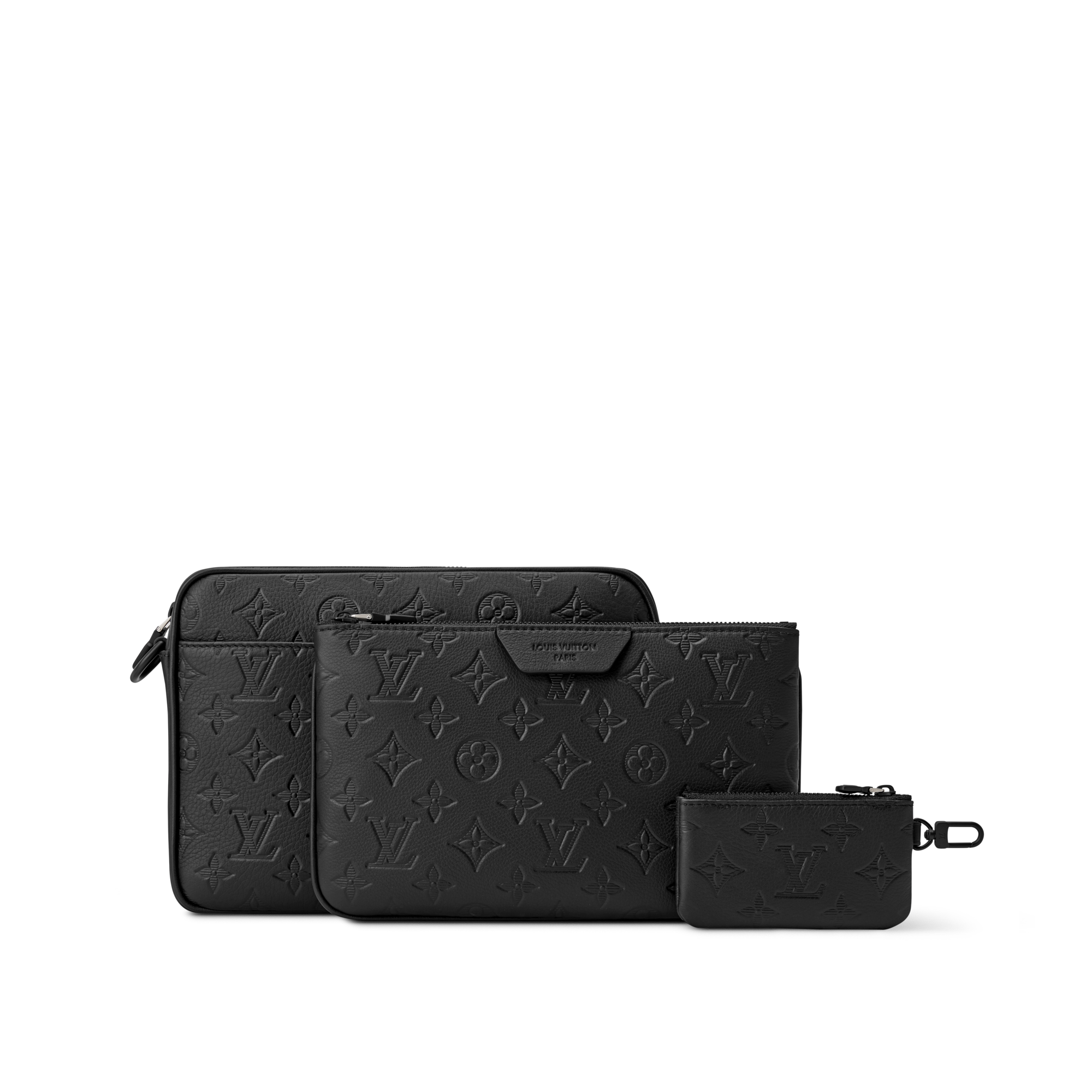 กระเป๋าแมสเซนเจอร์รุ่น Trio Monogram Shadow in กระเป๋าและผลิตภัณฑ์เครื่องหนังขนาดเล็ก