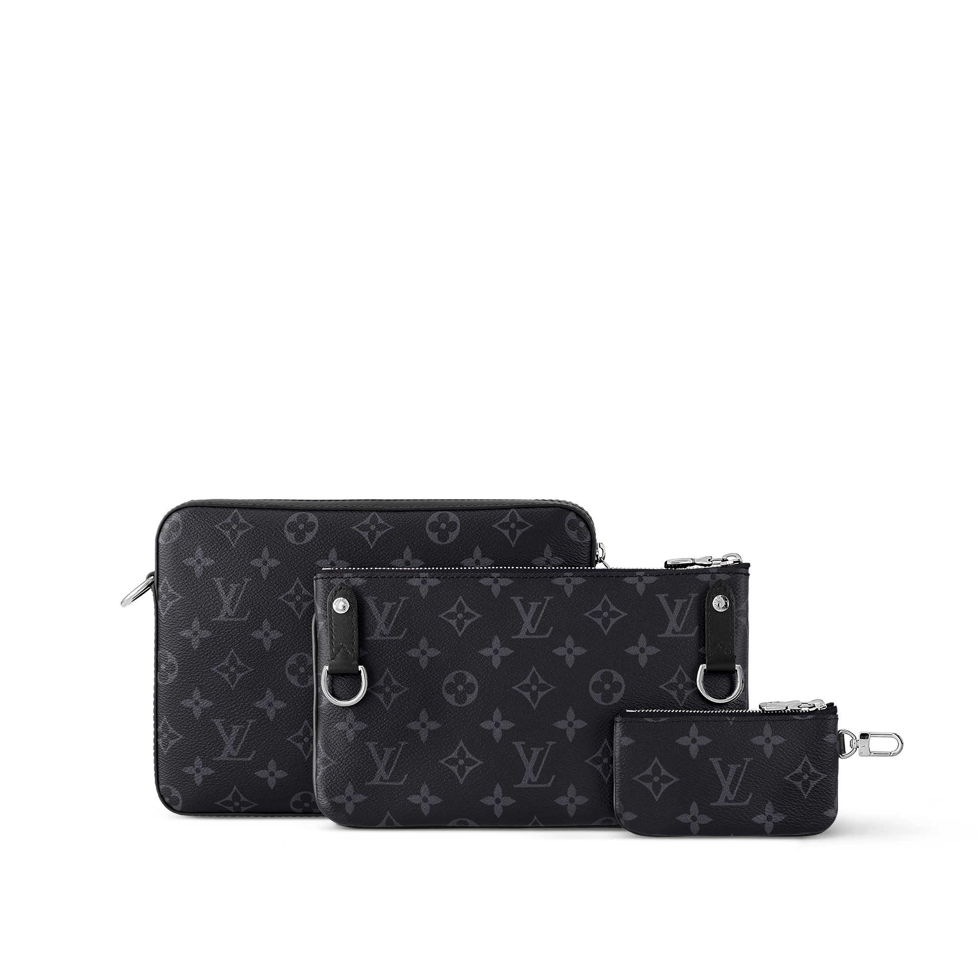 กระเป๋าแมสเซนเจอร์รุ่น TRIO Monogram Eclipse in ผู้ชาย