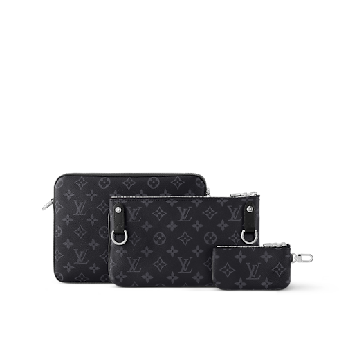 กระเป๋าแมสเซนเจอร์รุ่น TRIO Monogram Eclipse in ผู้ชาย's กระเป๋า All Collections collections by Louis Vuitton (การย่อ/ขยายผลิตภัณฑ์)