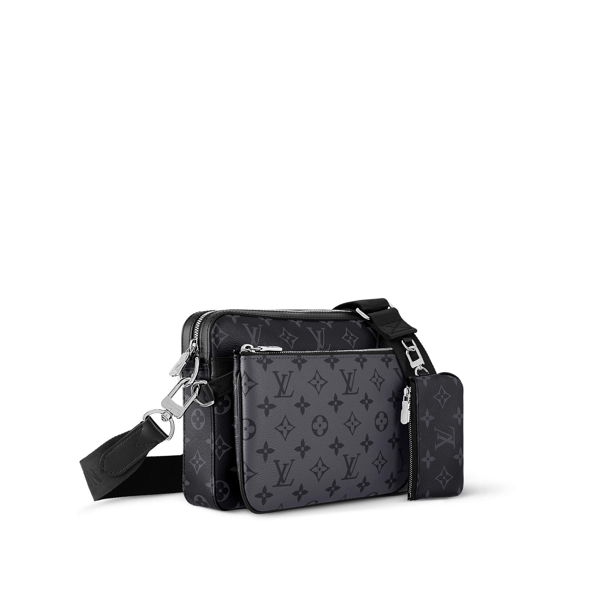 กระเป๋าแมสเซนเจอร์รุ่น TRIO Monogram Eclipse in ผู้ชาย