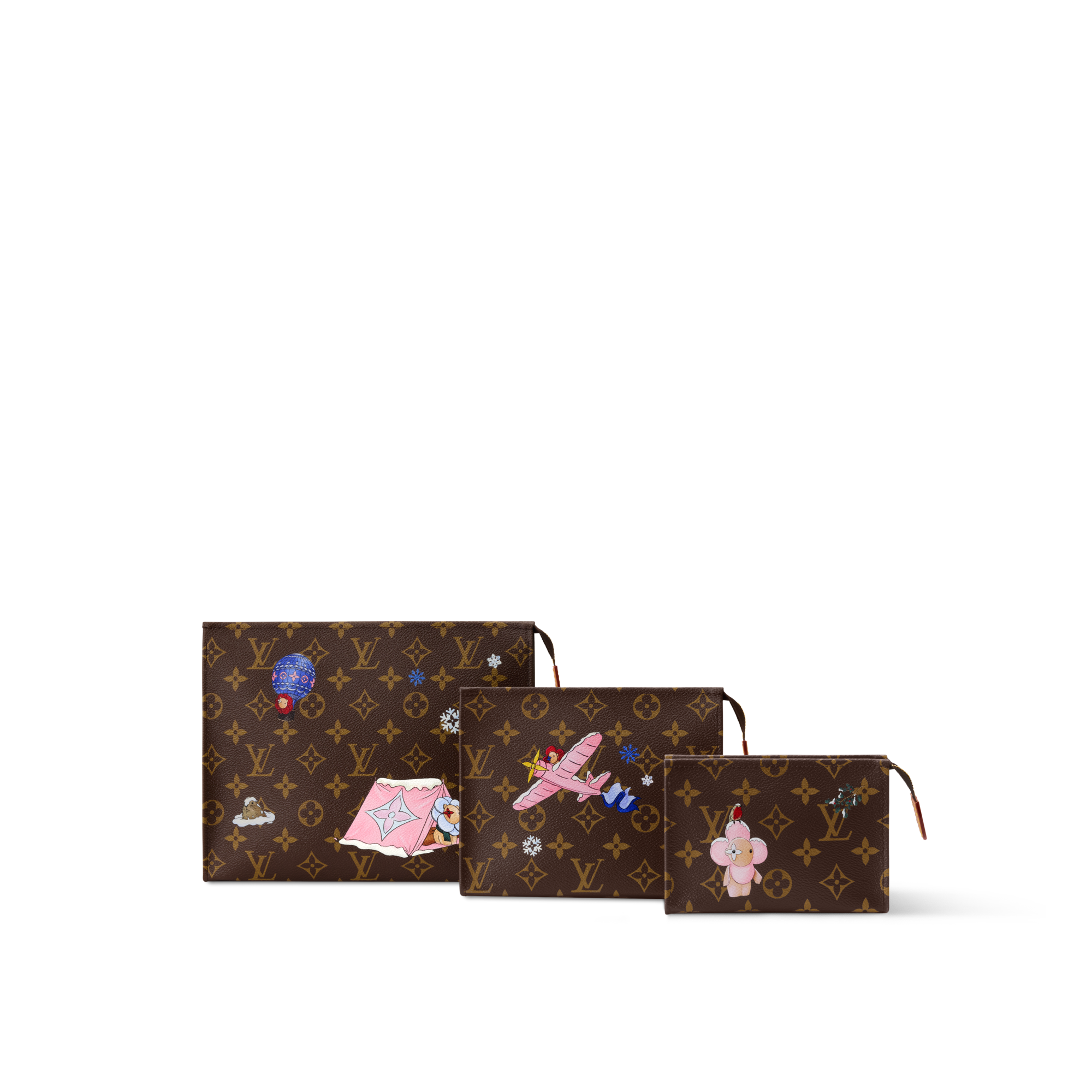 กระเป๋ารุ่น Trio Toilet Pouch Monogram in ผู้หญิง