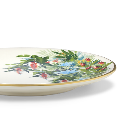 เซ็ตจานขนมปัง 2 ใบรุ่น Tropical Jungle in ทรังก์ การเดินทาง และ บ้าน's บ้านและศิลปะการไดนิ่ง ที่สุดแห่งศิลปะการไดนิ่ง collections by Louis Vuitton (การย่อ/ขยายผลิตภัณฑ์)