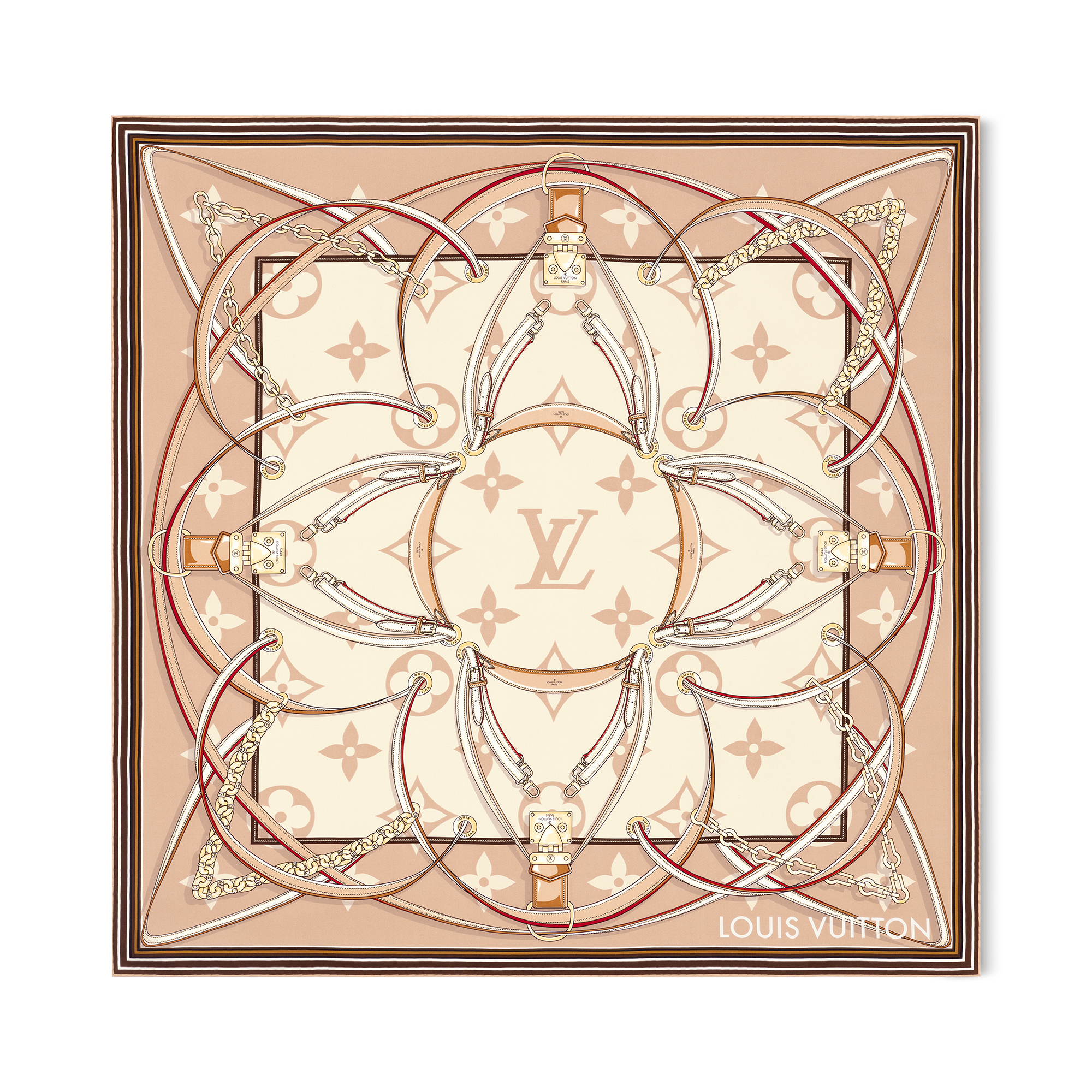 ผ้า Square รุ่น Ultimate Monogram 90 . in ผู้หญิง