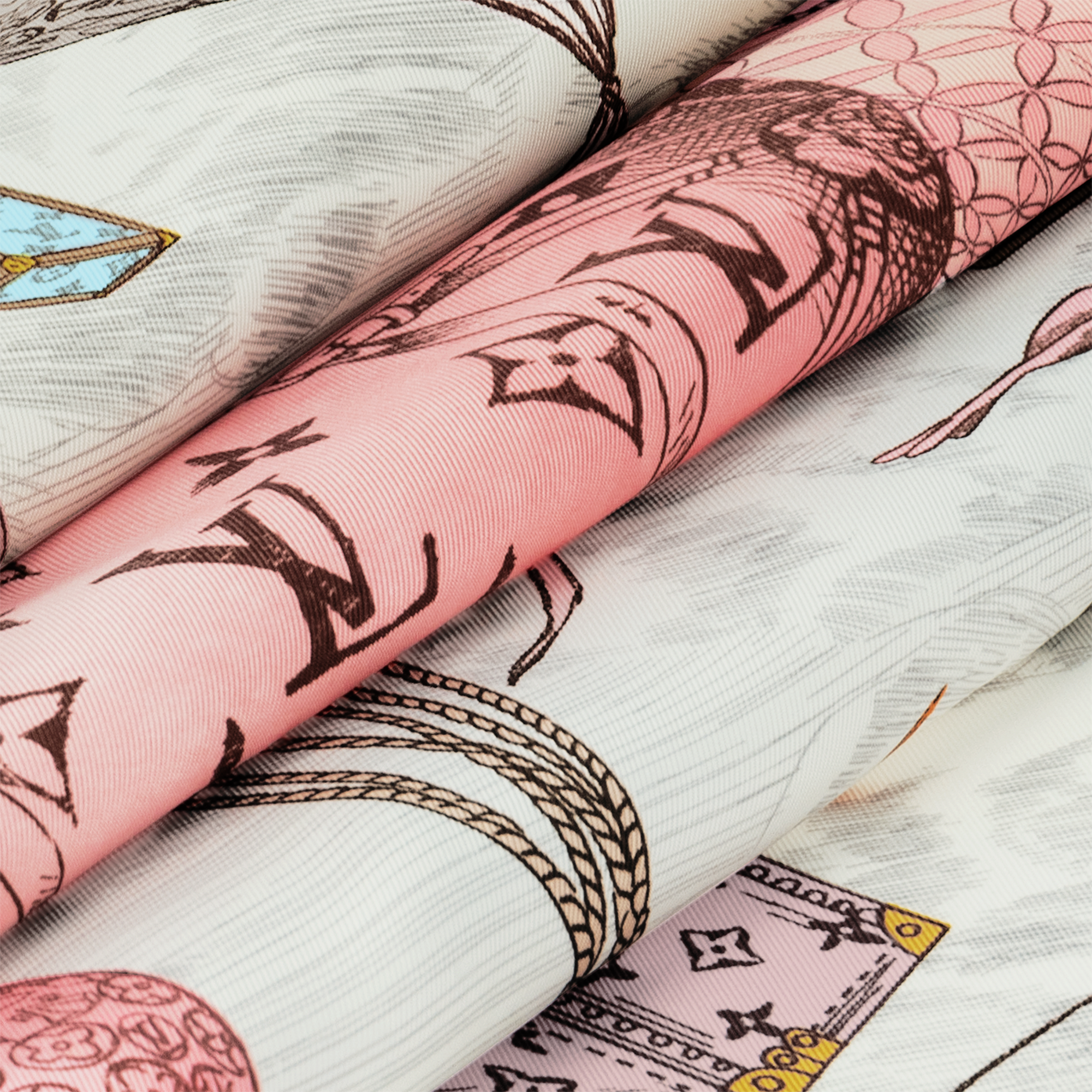 ผ้า Square รุ่น Up And Away 90 . in ผู้หญิง