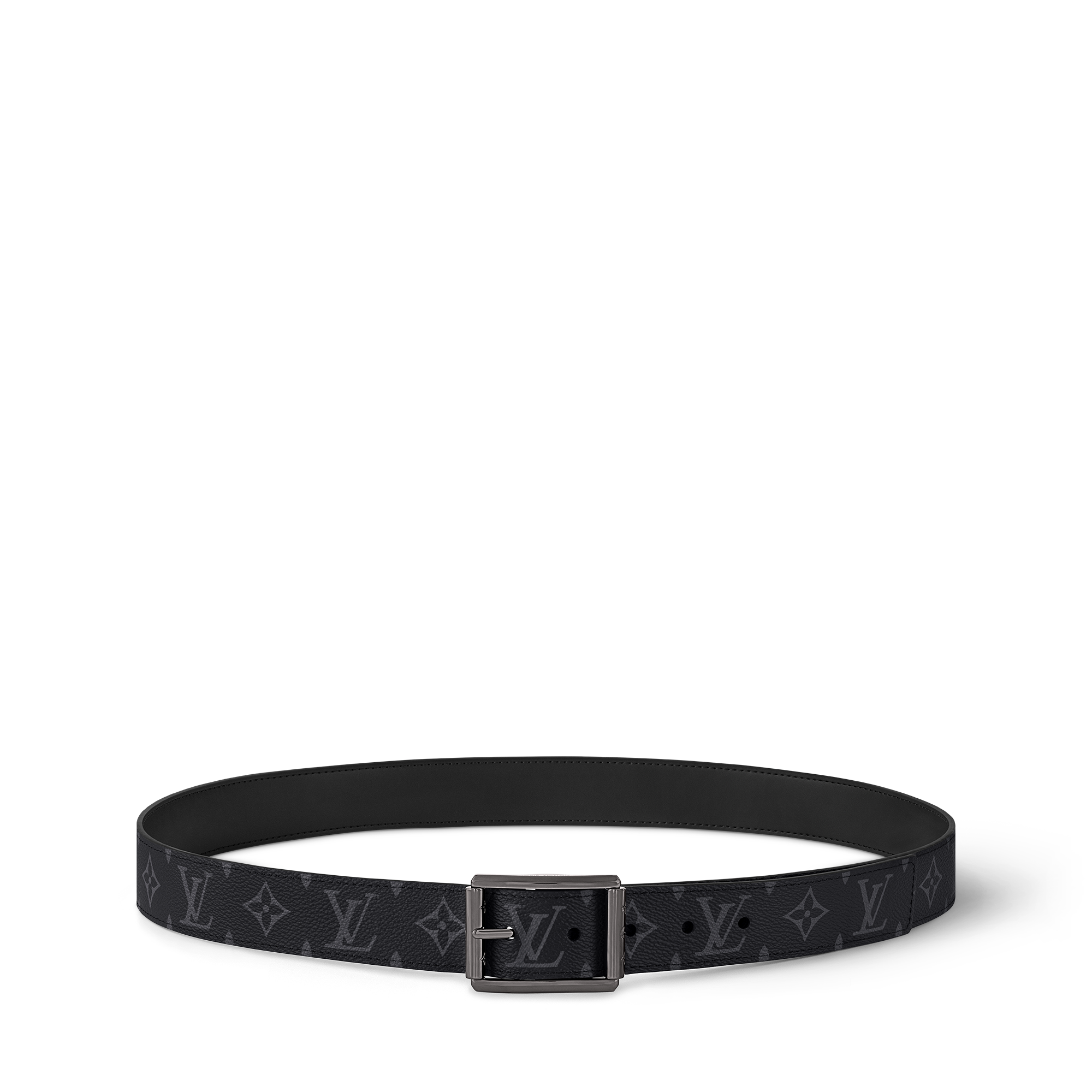 เข็มขัดรุ่น Uptown ขนาด 35 มม. ใส่ได้ทั้งสองด้าน Monogram Eclipse in ผู้ชาย