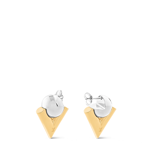 ต่างหู V For Vuitton Pearl And Metal . in ผู้หญิง's แฟชั่นจิวเวลรี่ เครื่องประดับสำหรับผู้หญิง collections by Louis Vuitton (การย่อ/ขยายผลิตภัณฑ์)