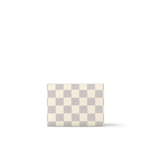 กระเป๋าสตางค์รุ่น Victorine Damier Azur in ผู้หญิง's กระเป๋าสตางค์และผลิตภัณฑ์เครื่องหนังขนาดเล็ก กระเป๋าสตางค์สำหรับผู้หญิง collections by Louis Vuitton (การย่อ/ขยายผลิตภัณฑ์)