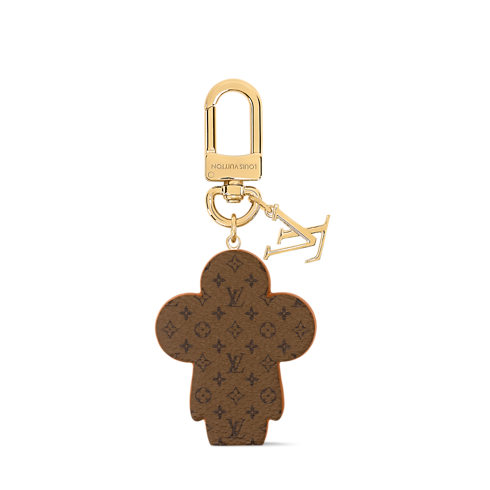 ชาร์มห้อยกระเป๋ารุ่น Vivienne Caramel back view
