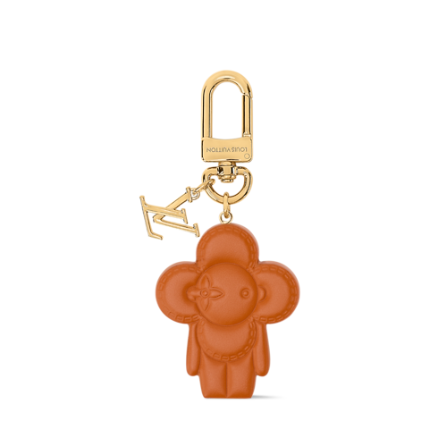 ชาร์มห้อยกระเป๋ารุ่น Vivienne Caramel front view
