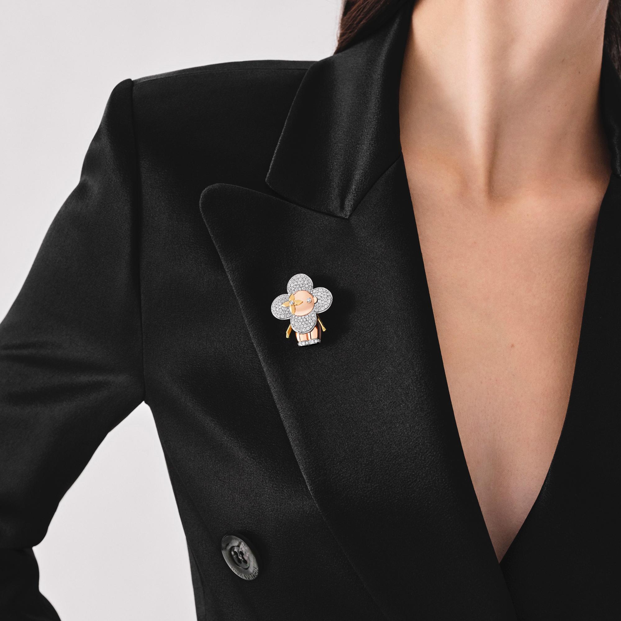 จี้ Vivienne ขนาดใหญ่, เพชรและทองคำ 3 ชนิด  in จิวเวลรี่