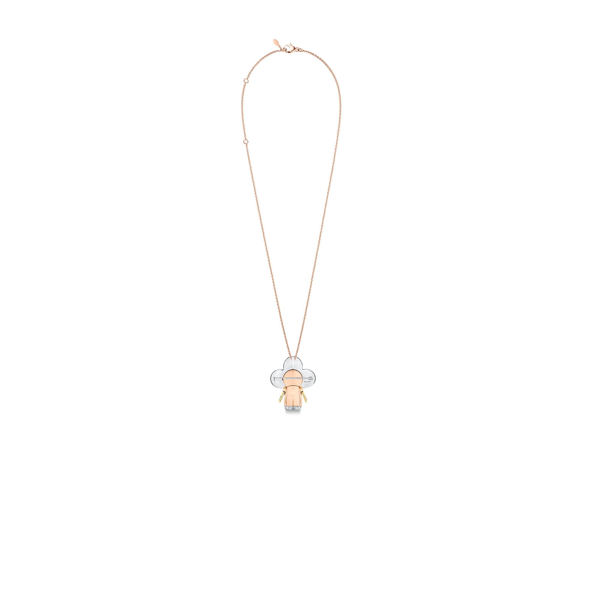 จี้ Vivienne ขนาดใหญ่, เพชรและทองคำ 3 ชนิด  in จิวเวลรี่