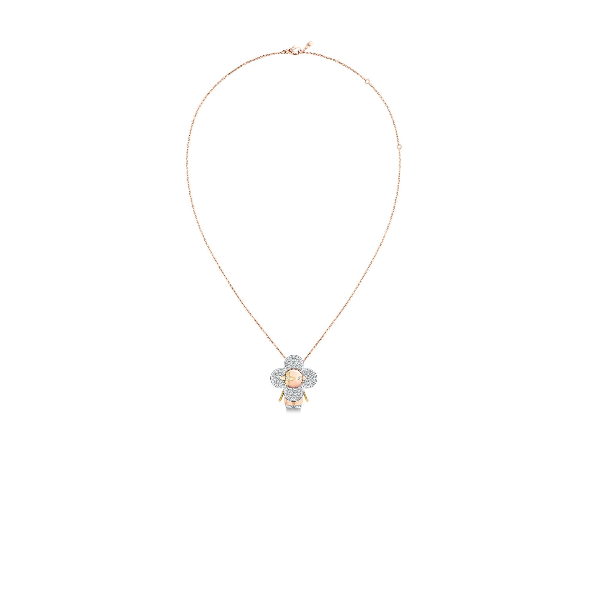 จี้ Vivienne ขนาดใหญ่, เพชรและทองคำ 3 ชนิด  in จิวเวลรี่