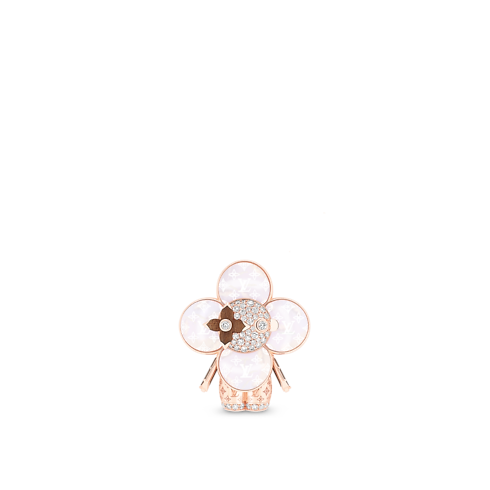 จี้ Vivienne Monogram พิงค์โกลด์ มาเธอร์ออฟเพิร์ล ไม้ และเพชร in จิวเวลรี่'s หมวดหมู่ ไฟน์จิวเวลรี่ทั้งหมด collections by Louis Vuitton (การย่อ/ขยายผลิตภัณฑ์)