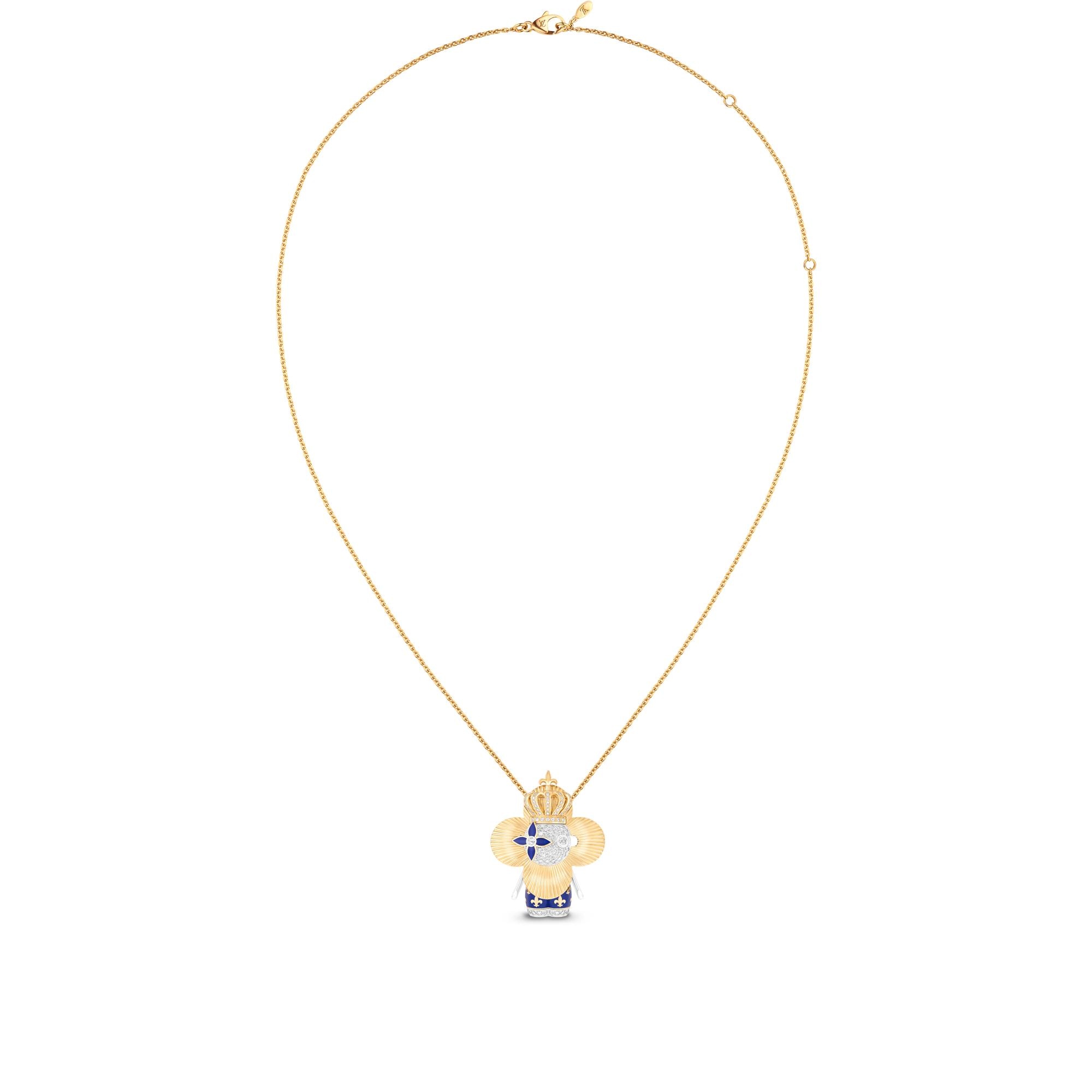 จี้ Vivienne Royal เยลโลว์โกลด์ ไวท์โกลด์ แลคเกอร์ และเพชร  in จิวเวลรี่