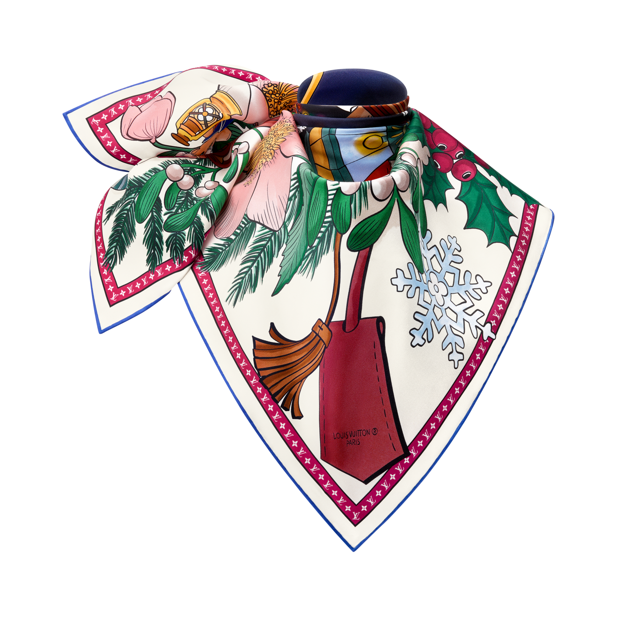 ผ้า Square รุ่น Vivienne Winter Celebration 90 . in ผู้หญิง