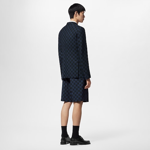 กางเกงขาสั้นผูกเอวผ้าวูลผสม in ผู้ชาย's เสื้อผ้า กางเกงสำหรับผู้ชาย collections by Louis Vuitton (การย่อ/ขยายผลิตภัณฑ์)