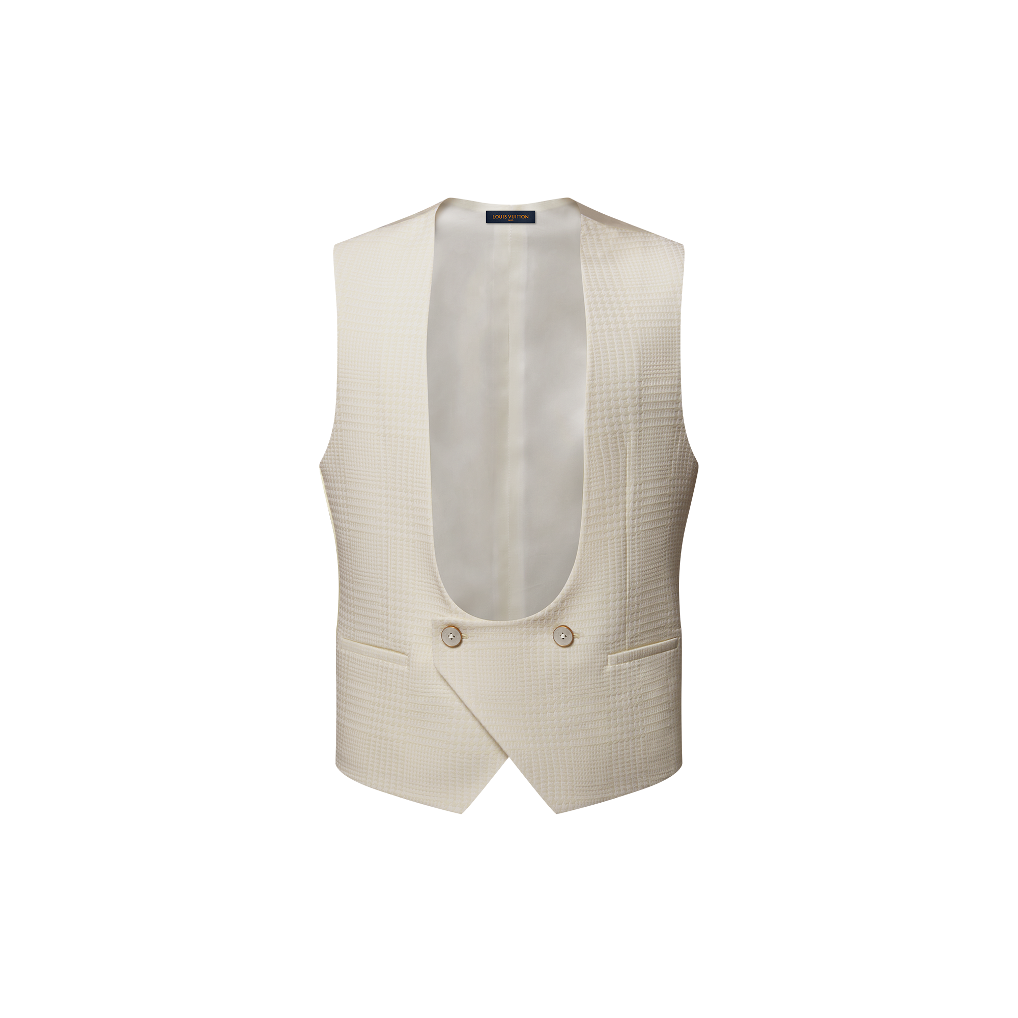 เสื้อ Waistcoat แบบทางการผ้าวูลผสมผ้าไหม  in ผู้ชาย
