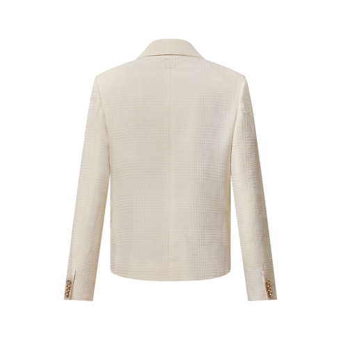 เสื้อแจ็คเก็ตกระดุมแถวเดียวแบบทางการผ้าวูลผสมผ้าไหม in ผู้ชาย's เสื้อผ้า เสื้อแจ็คเก็ตและเบลเซอร์สำหรับผู้ชาย collections by Louis Vuitton (การย่อ/ขยายผลิตภัณฑ์)