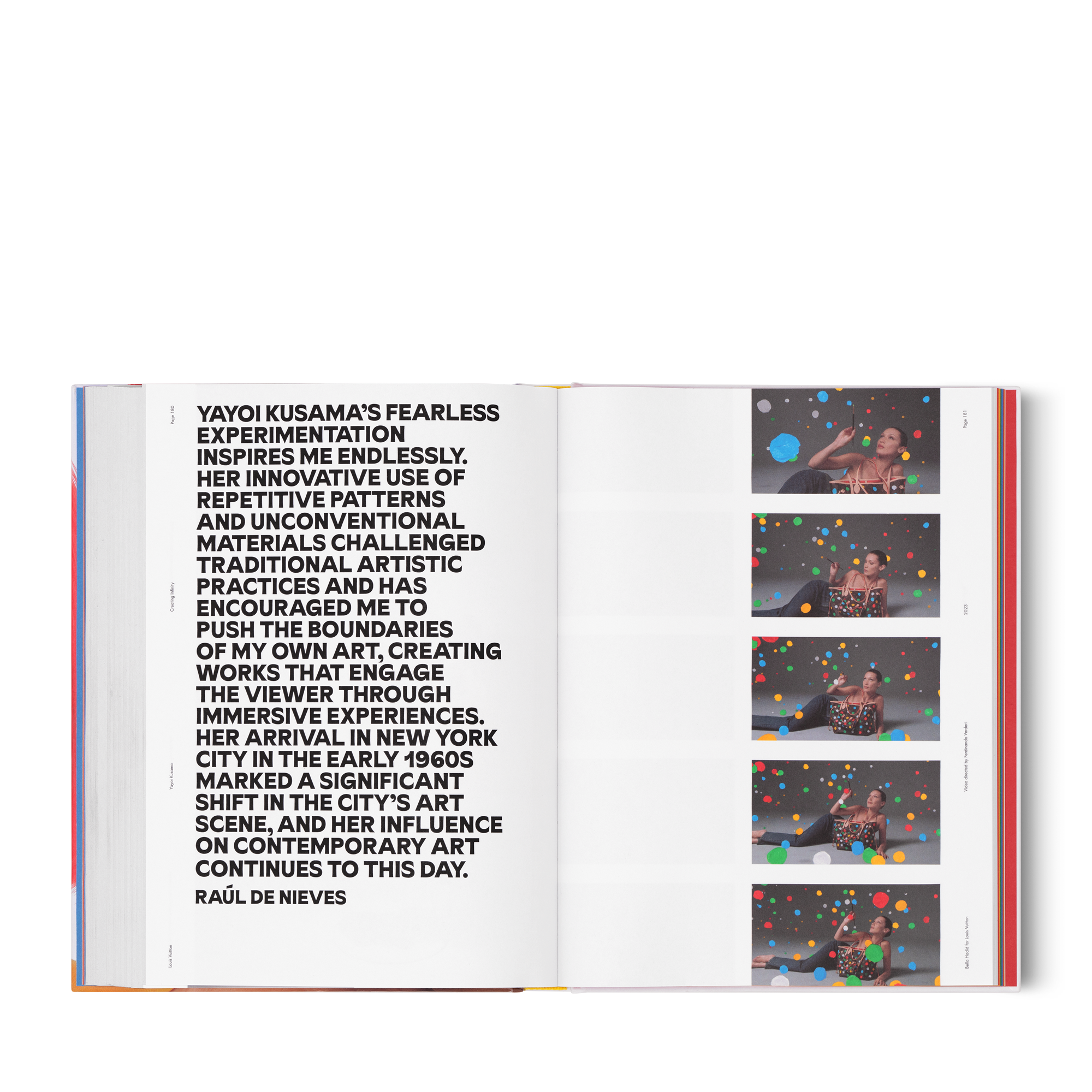 หนังสือ Yayoi Kusama x Louis Vuitton: Creating Infinity  in ทรังก์ การเดินทาง และ บ้าน