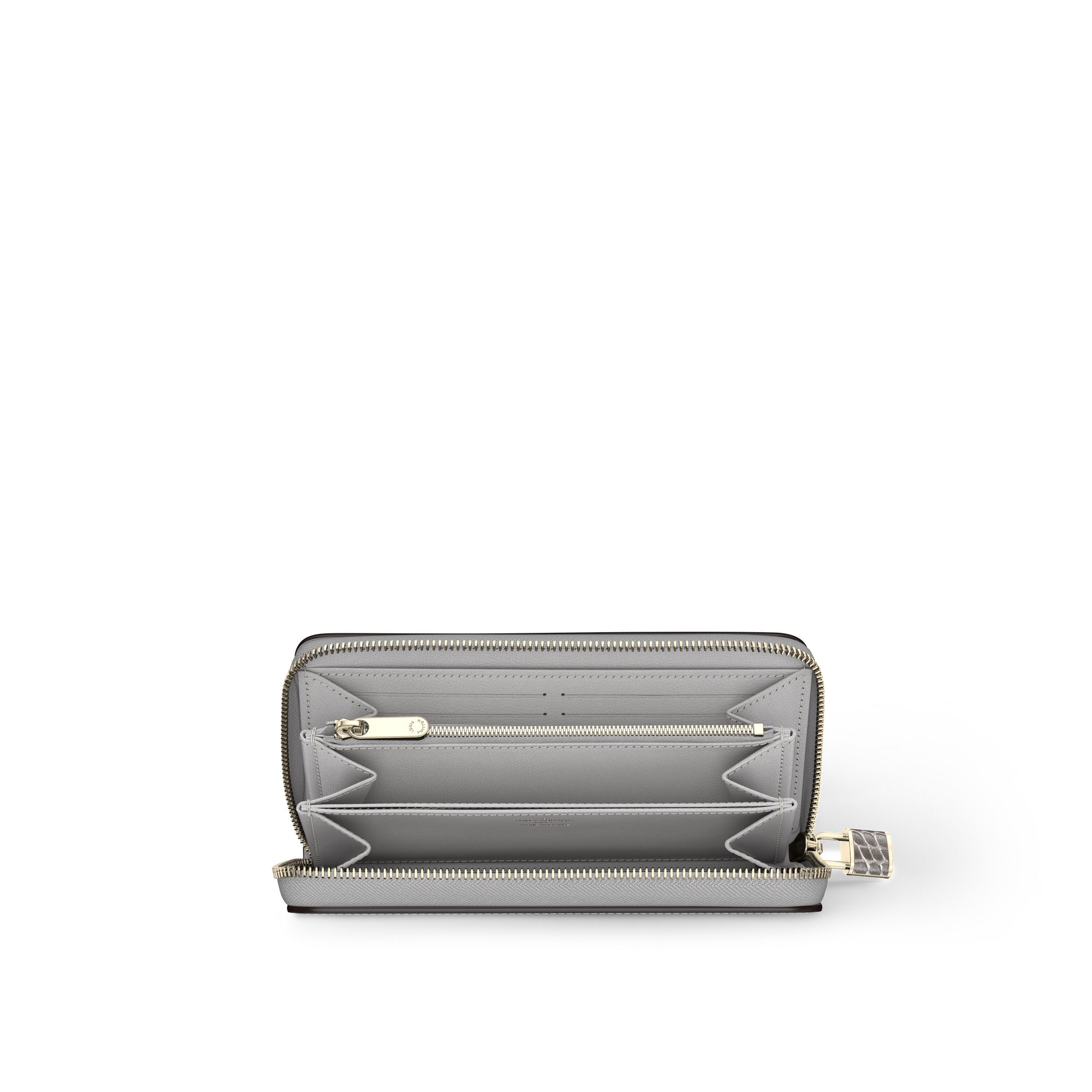 Zippy Wallet Padlock หนังจระเข้ Brillant in ผู้หญิง