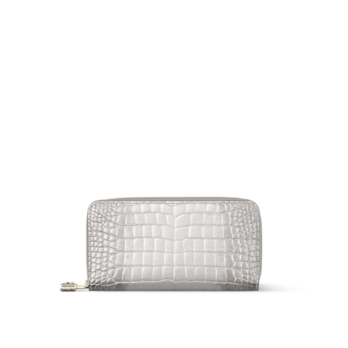 Zippy Wallet Padlock หนังจระเข้ Brillant in ผู้หญิง's กระเป๋าสตางค์และผลิตภัณฑ์เครื่องหนังขนาดเล็ก กระเป๋าสตางค์หนังจระเข้สำหรับผู้หญิง collections by Louis Vuitton (การย่อ/ขยายผลิตภัณฑ์)